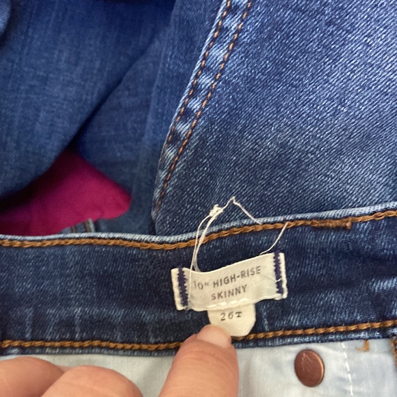 Madewell jeans high rise skinny size 26T - Picture 5 of 9